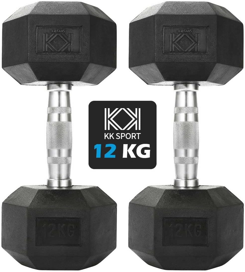 KK Hex Dumbbell Set - Dumbbell Weights For Weight Training