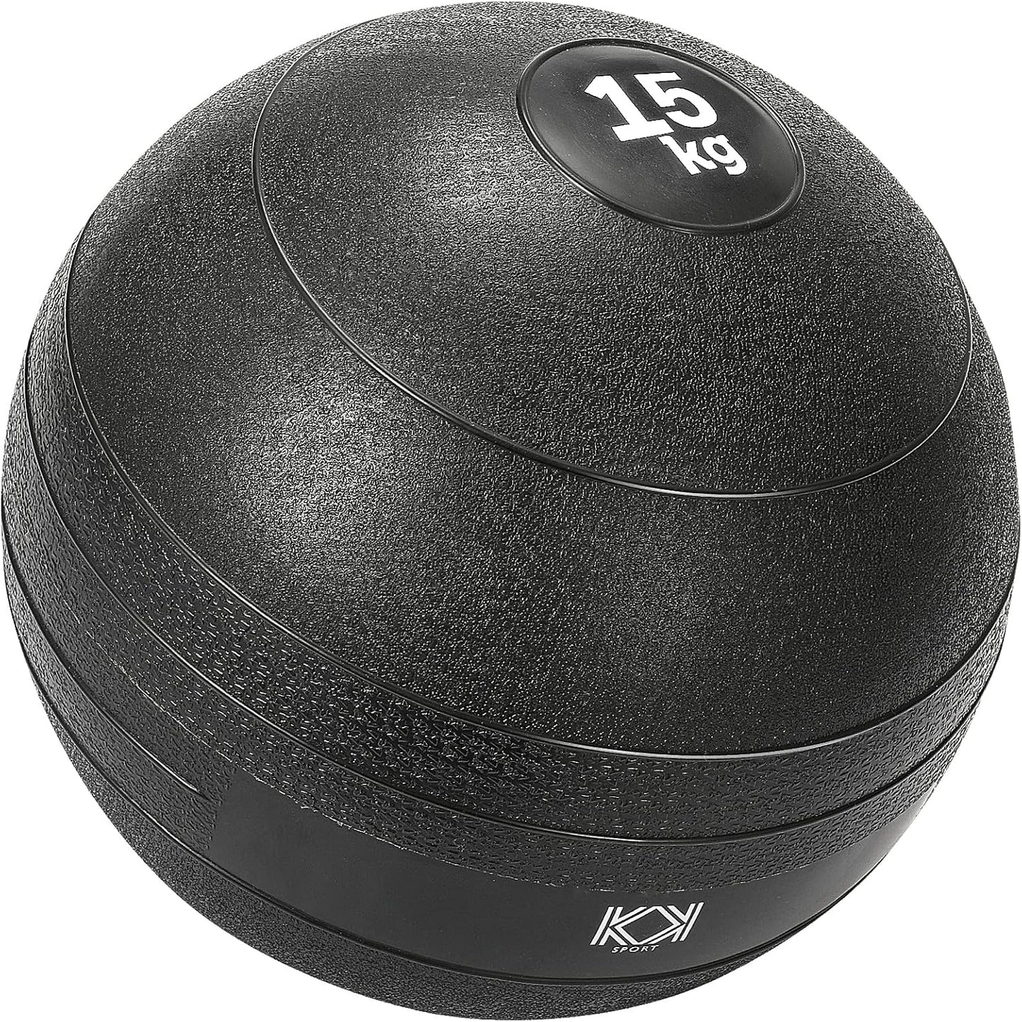 KK Slam Ball Heavy Duty Medicine Ball. No Bounce Rubber Exercise Ball