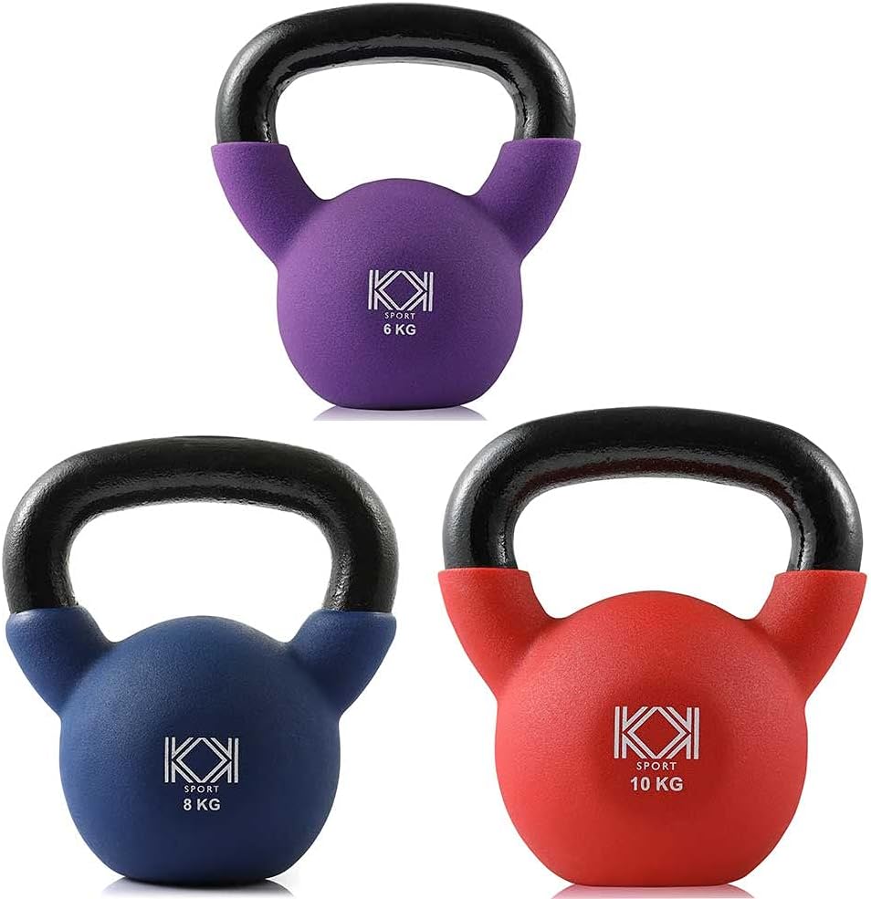 KK Cast Iron Kettlebells Neoprene Coated 2kg – 24kg