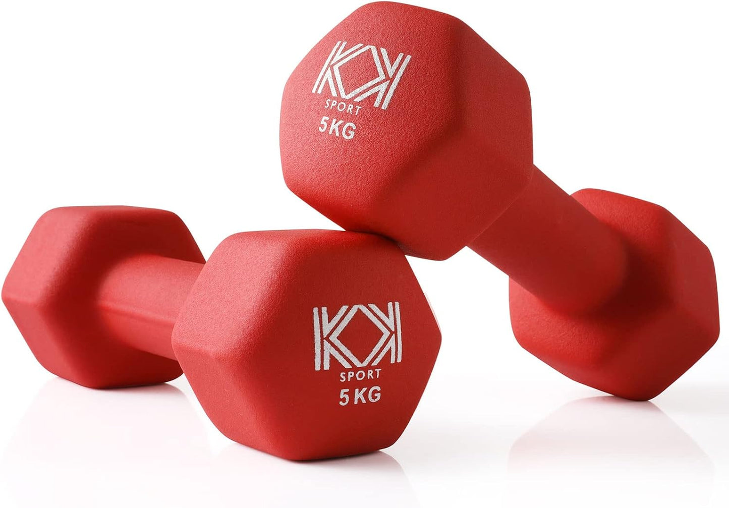 KK Neoprene Dumbbells for Home, and Gym- Hand Weights Dumbbells for Exercise