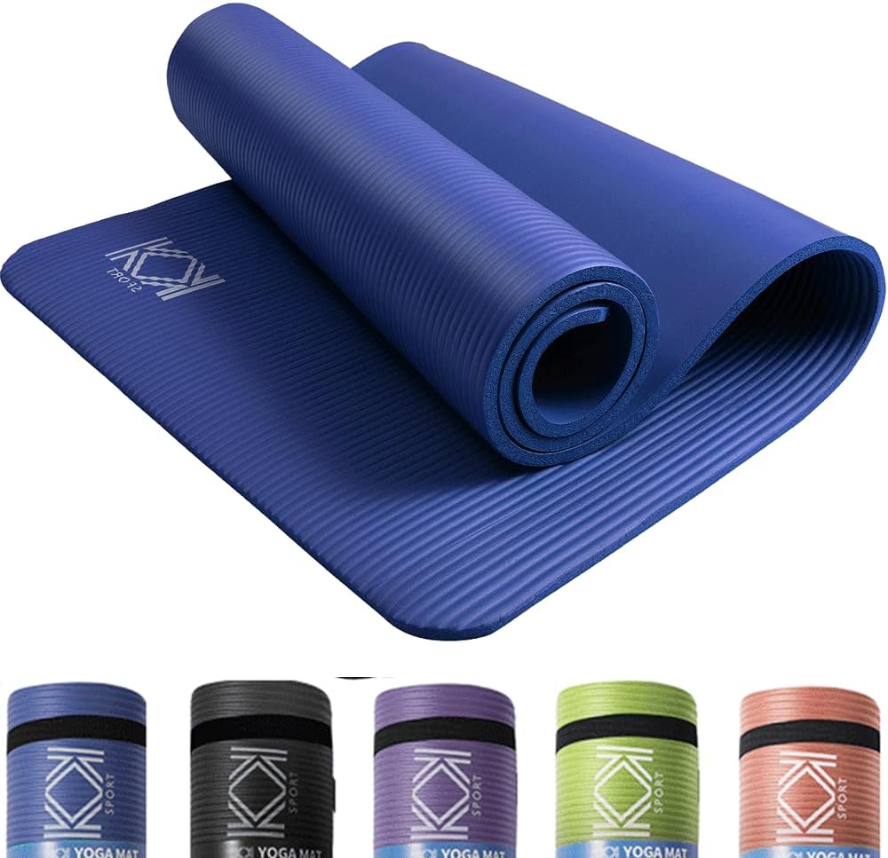 Yoga Mat 15mm thick padded NBR Non Slip Exercise Mats for yoga