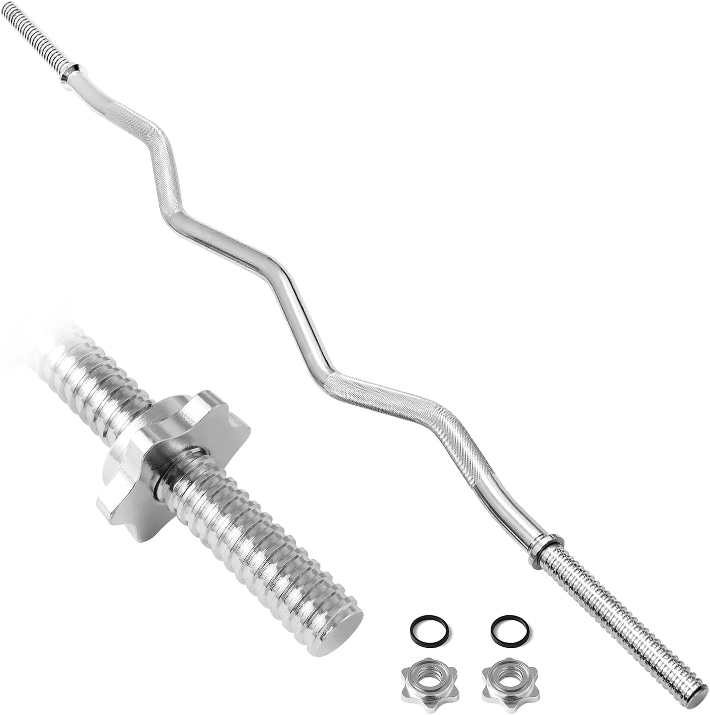 KK Chrome Barbell 2 Spinlock Collar