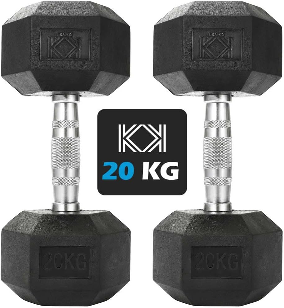 KK Hex Dumbbell Set - Dumbbell Weights For Weight Training