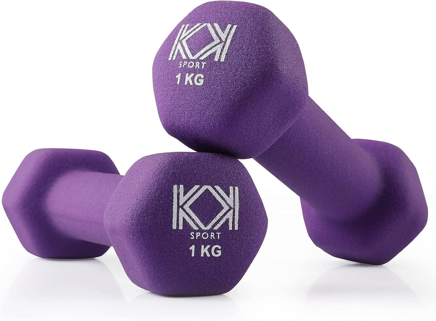 KK Neoprene Dumbbells for Home, and Gym- Hand Weights Dumbbells for Exercise