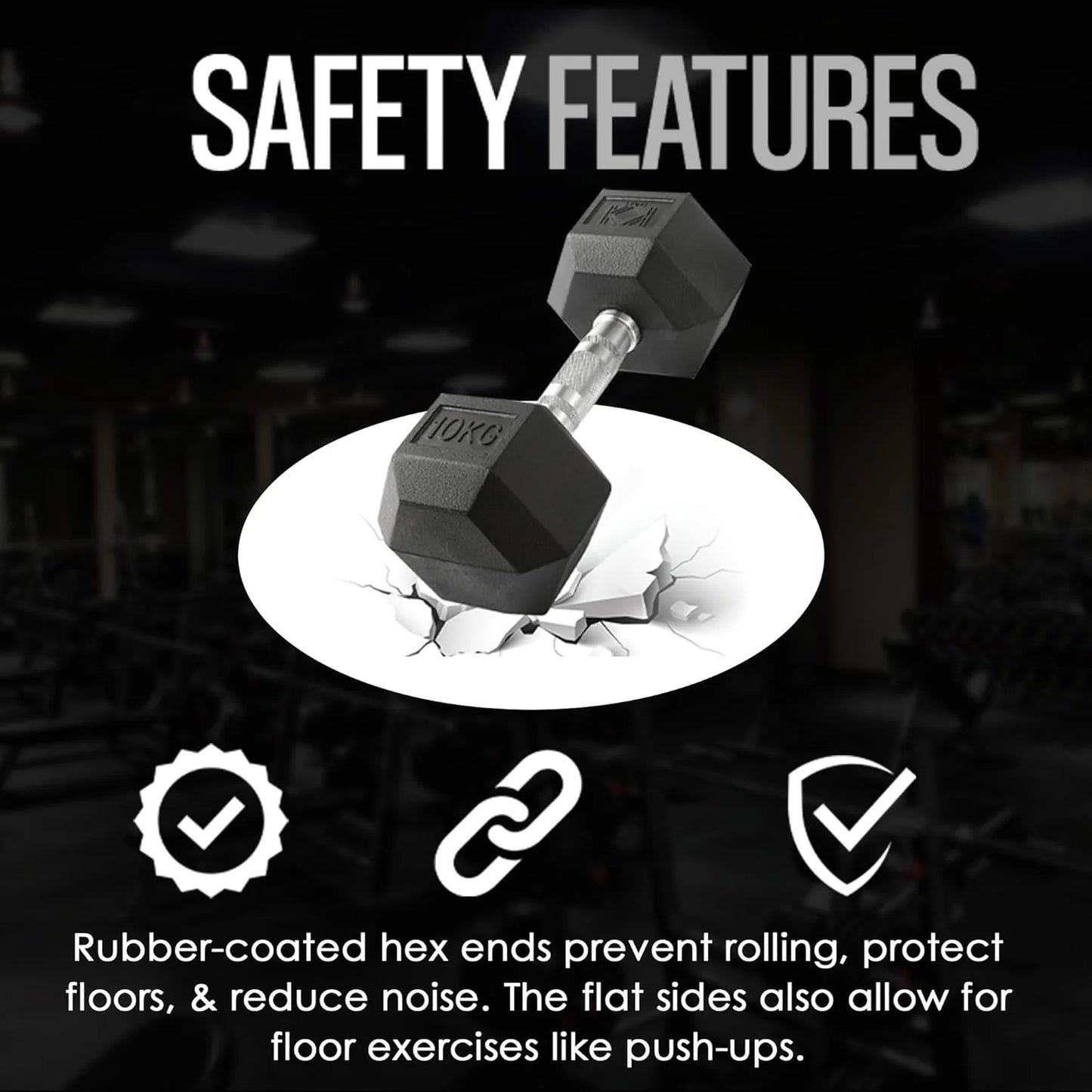 KK Hex Dumbbell Set - Dumbbell Weights For Weight Training