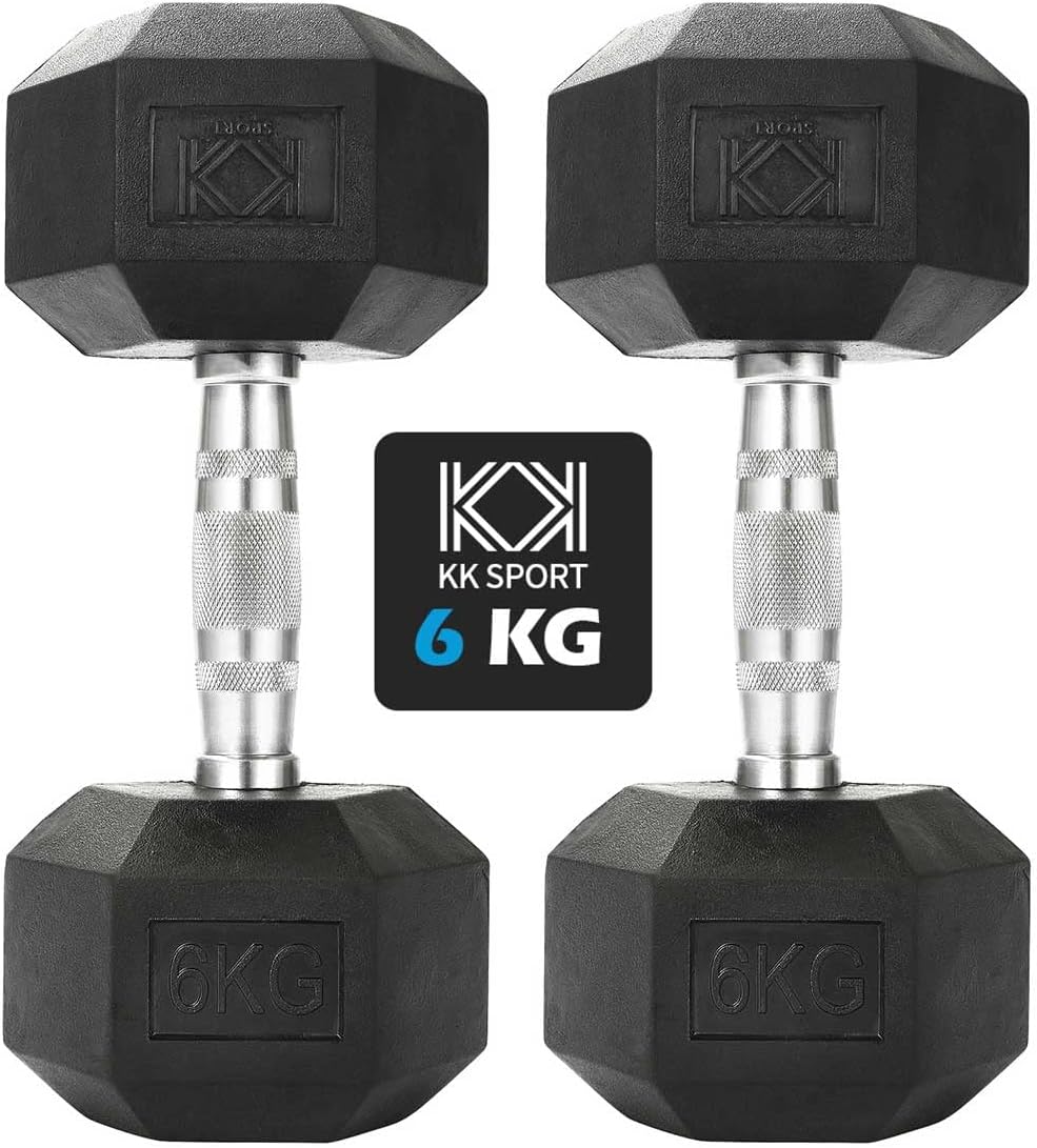 KK Hex Dumbbell Set - Dumbbell Weights For Weight Training