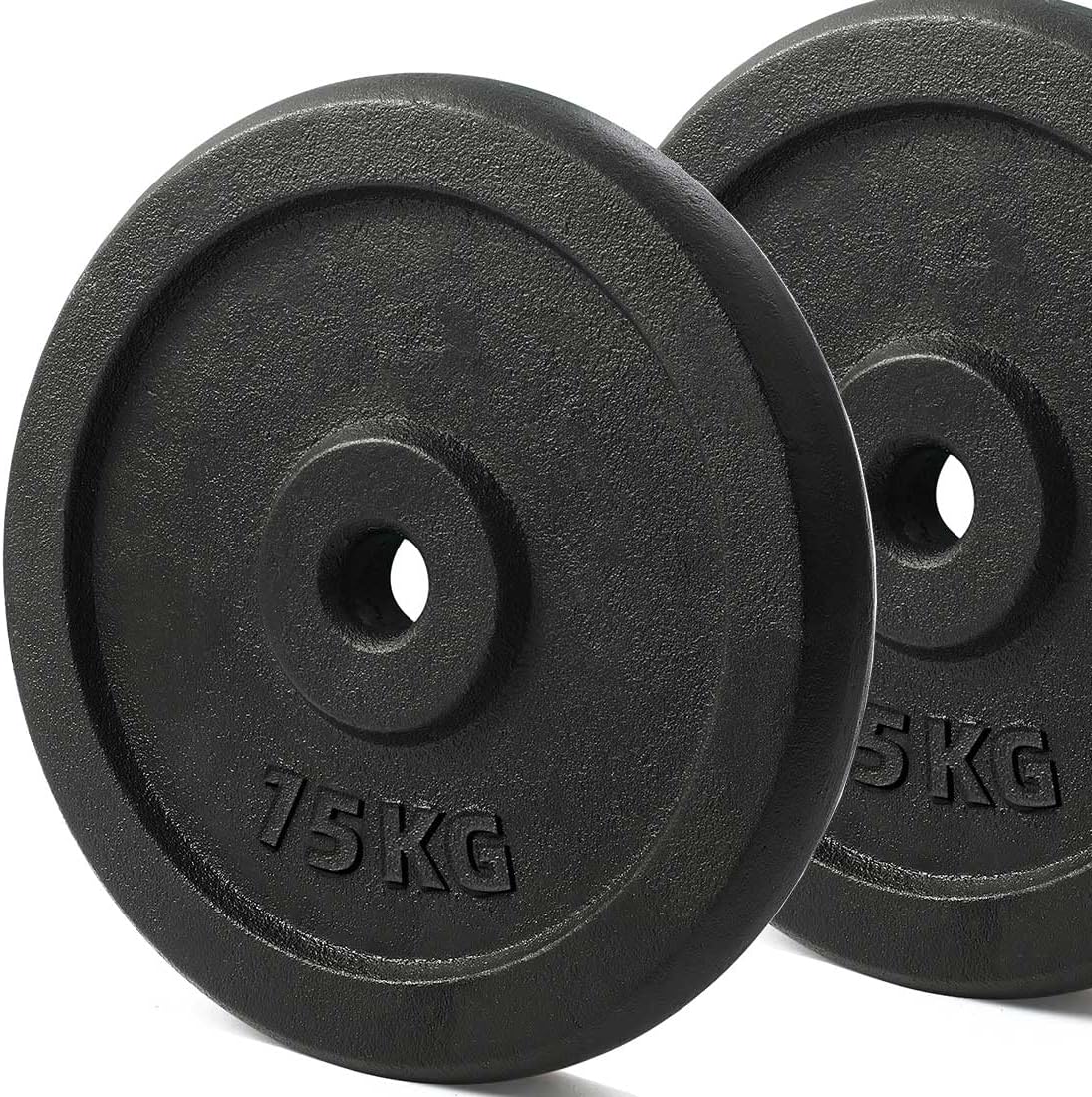 KK Cast iron Weight Plate Set. Dumbbell Plates for Home or Gym Training or Weightlifting.