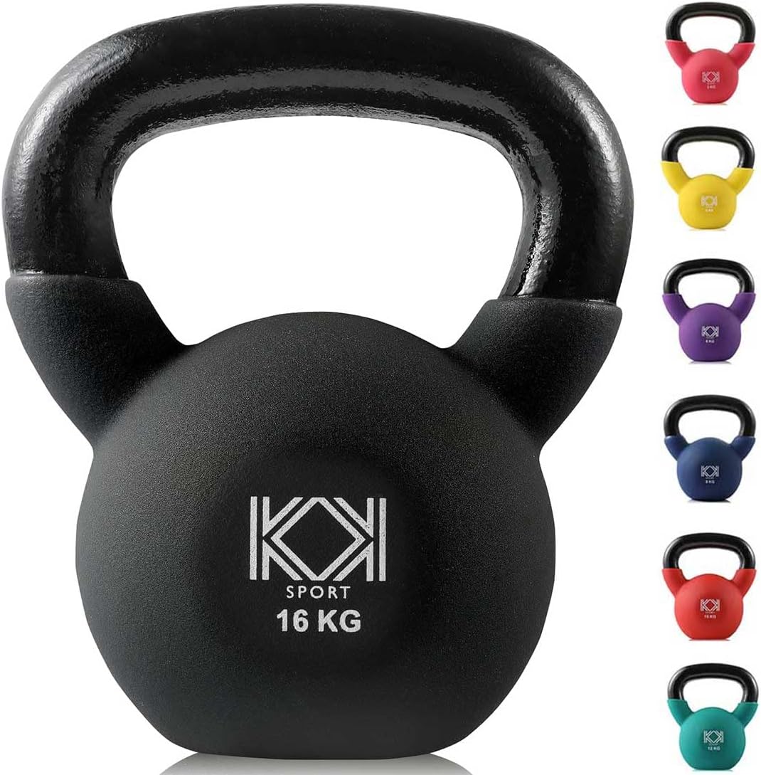 KK Cast Iron Kettlebells Neoprene Coated 2kg – 24kg