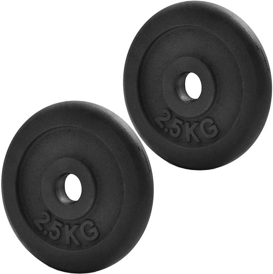 KK Cast iron Weight Plate Set. Dumbbell Plates for Home or Gym Training or Weightlifting.