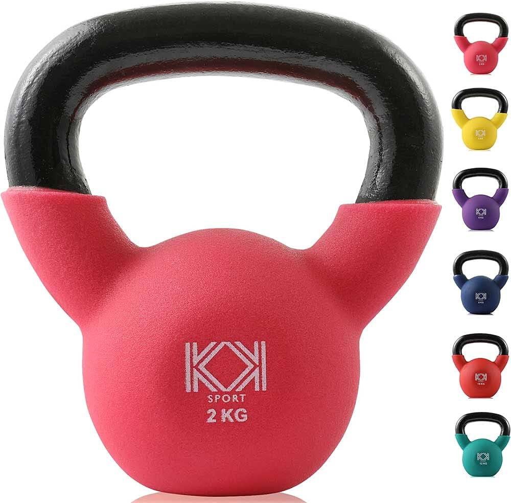 KK Cast Iron Kettlebells Neoprene Coated 2kg – 24kg
