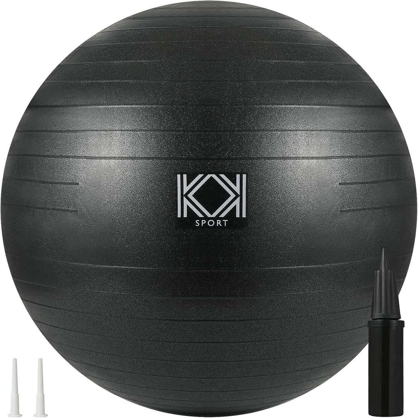 KK Exercise Ball Anti-Burst Gym Ball, Fitness Ball For Yoga, Pilates Training, Swiss Ball With Hand Pump