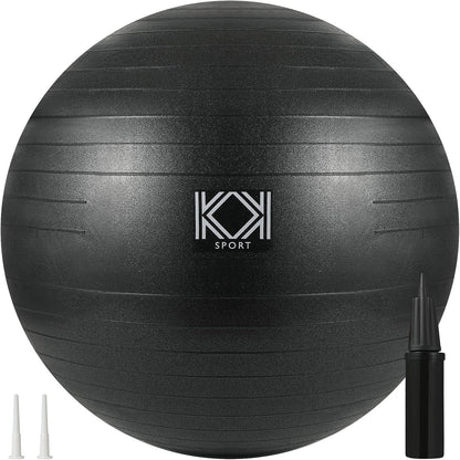 KK Exercise Ball Anti-Burst Gym Ball, Fitness Ball For Yoga, Pilates Training, Swiss Ball With Hand Pump