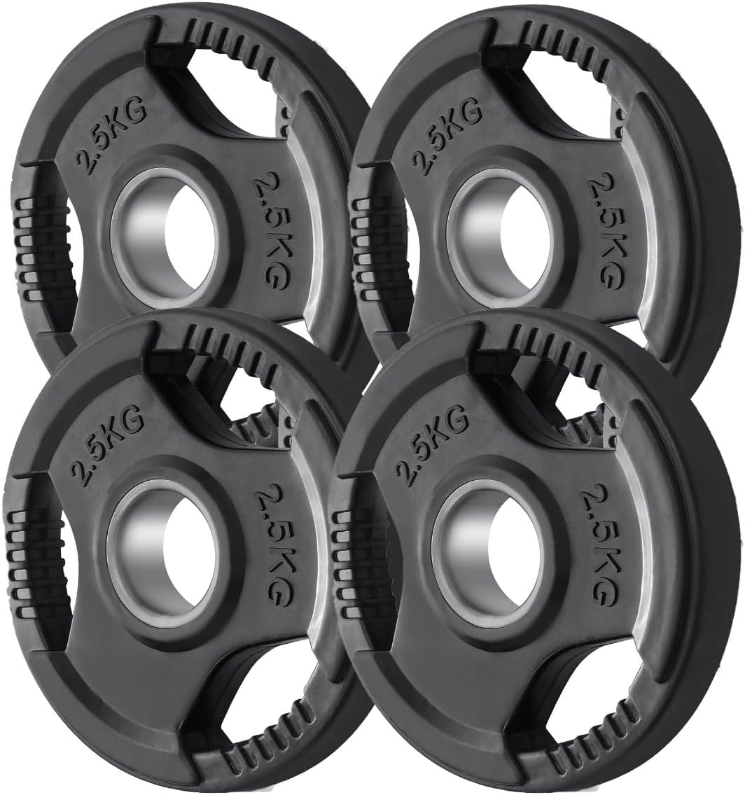 KK Weight Plates Cast Iron Barbell Weight Set – 2’’ Hole Weight Plate Set For Women & Men