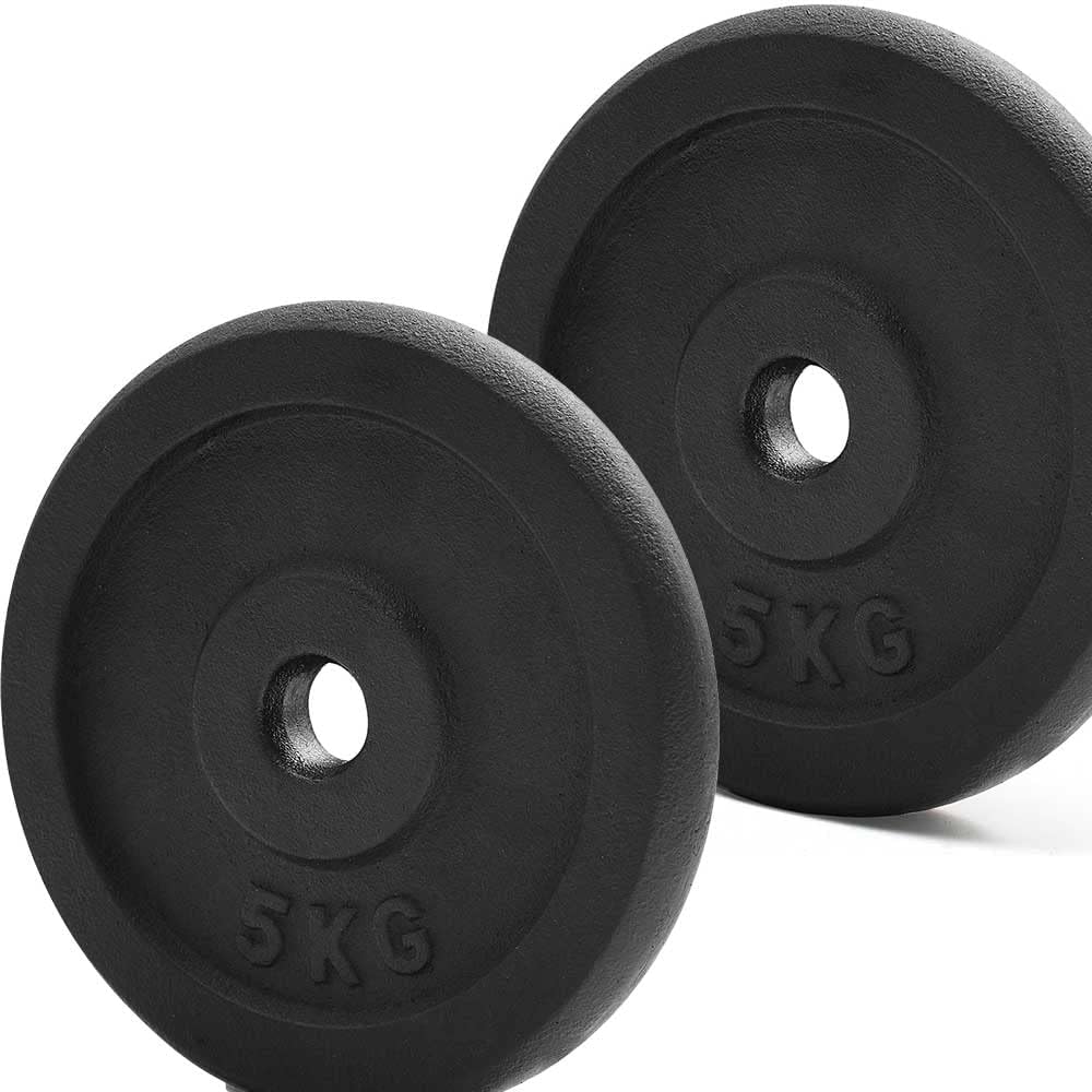 KK Cast iron Weight Plate Set. Dumbbell Plates for Home or Gym Training or Weightlifting.