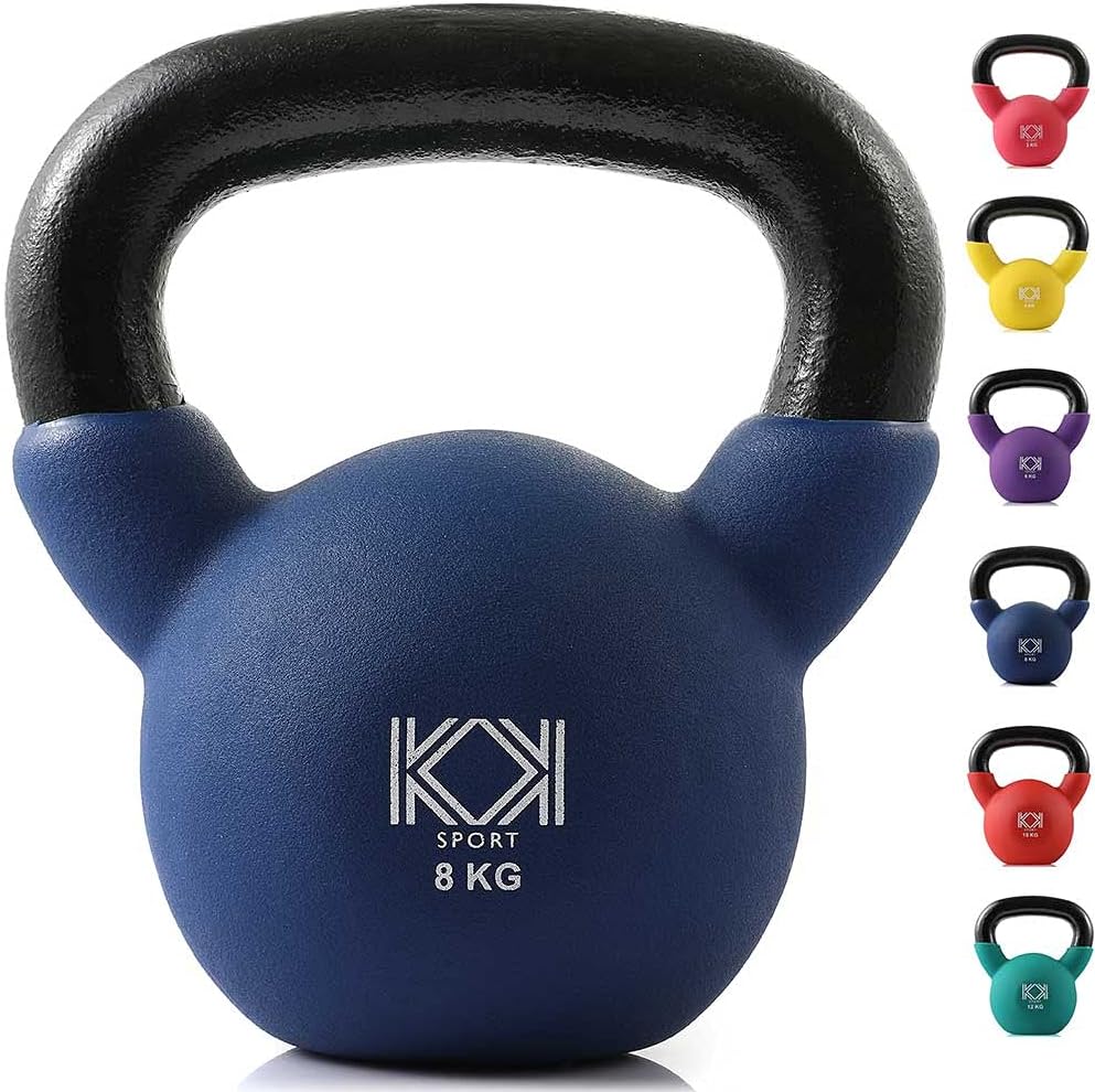 KK Cast Iron Kettlebells Neoprene Coated 2kg – 24kg