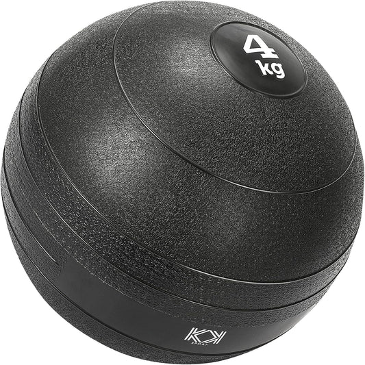 KK Slam Ball  Heavy Duty Medicine Ball. No Bounce Rubber Exercise Ball