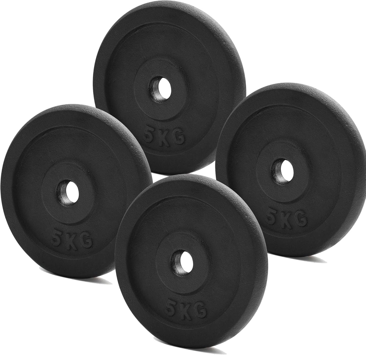KK Cast iron Weight Plate Set. Dumbbell Plates for Home or Gym Training or Weightlifting.