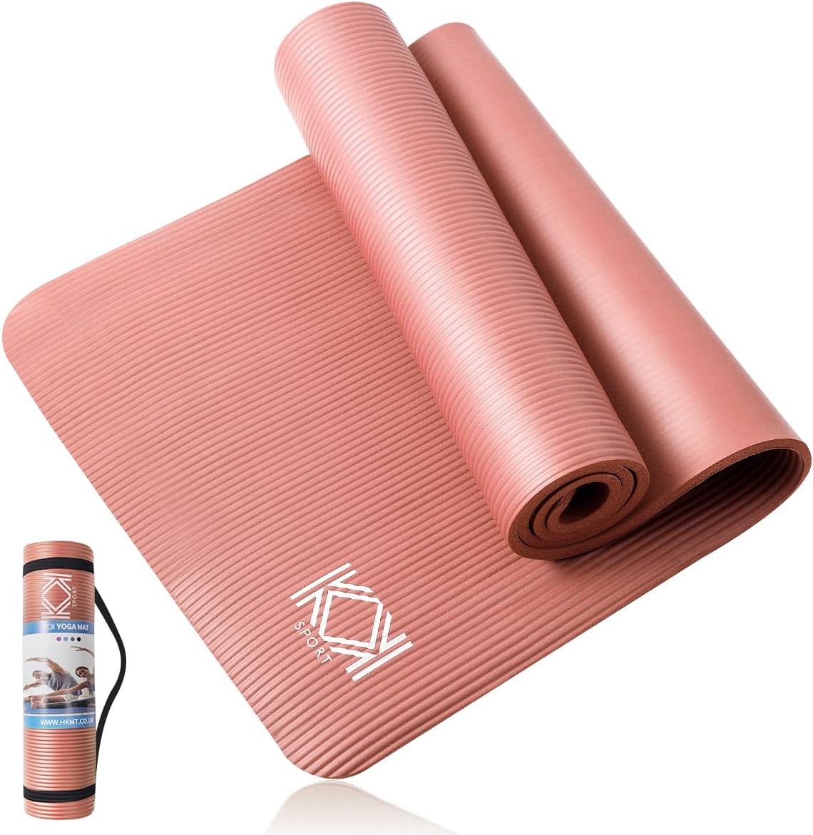 Yoga Mat 15mm thick padded NBR Non Slip Exercise Mats for yoga