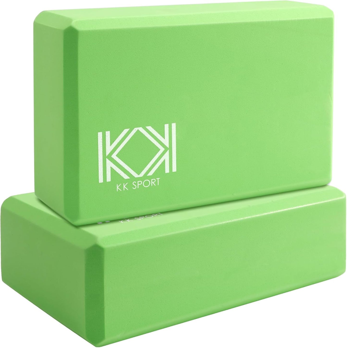 KK Yoga Blocks Set of 2 - High Density EVA Foam Yoga Bricks