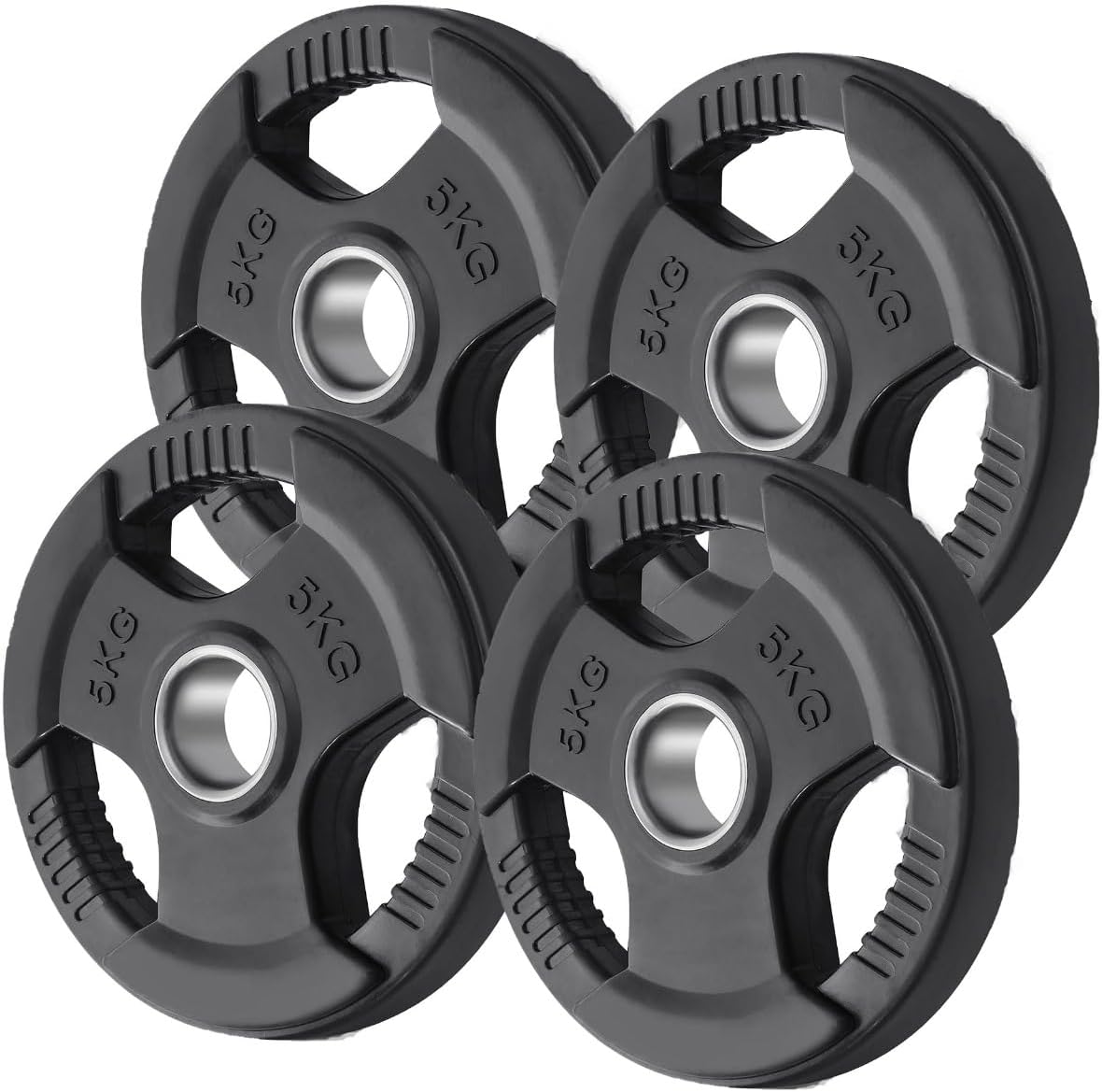 KK Weight Plates Cast Iron Barbell Weight Set – 2’’ Hole Weight Plate Set For Women & Men