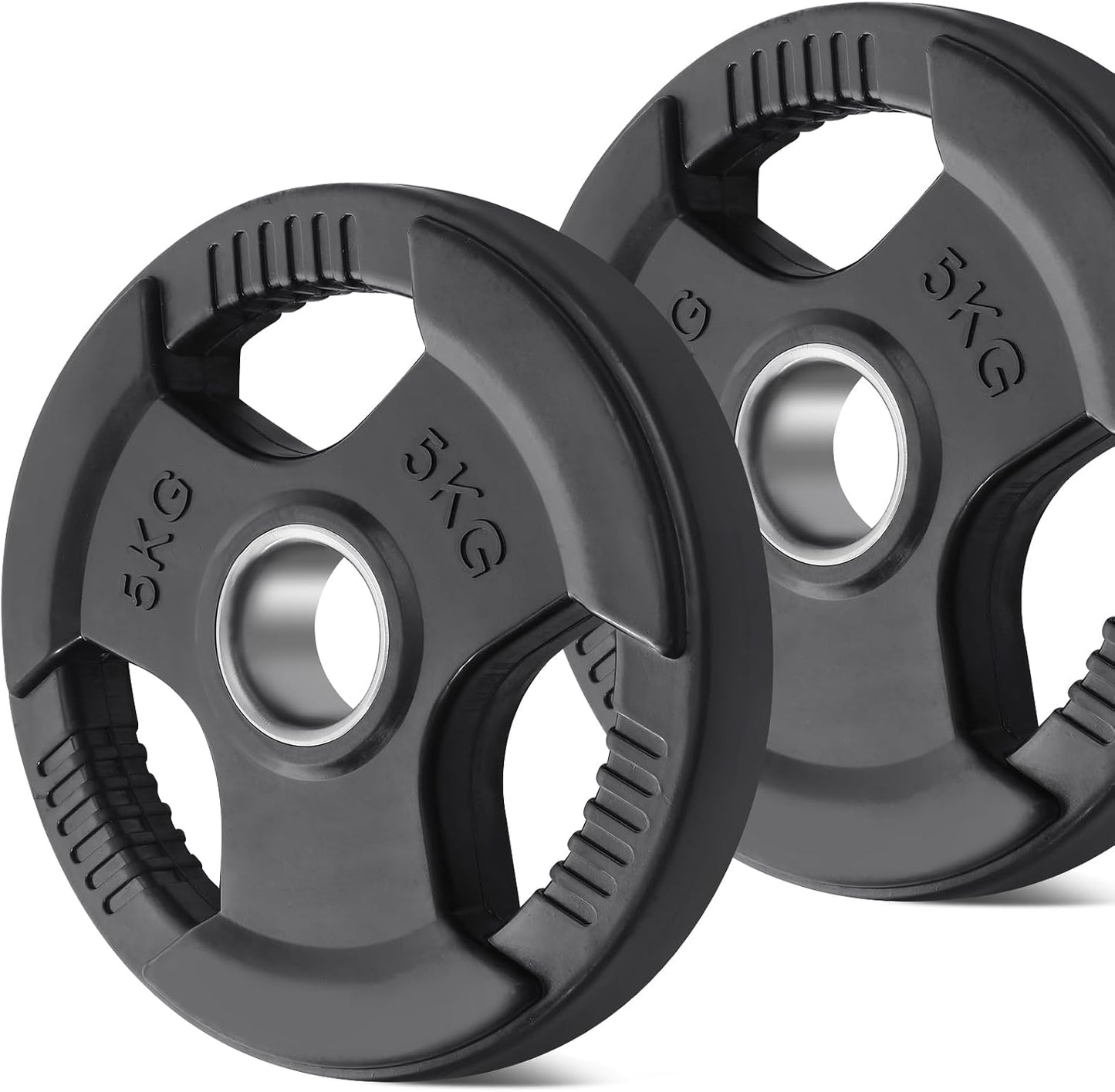 KK Weight Plates Cast Iron Barbell Weight Set – 2’’ Hole Weight Plate Set For Women & Men