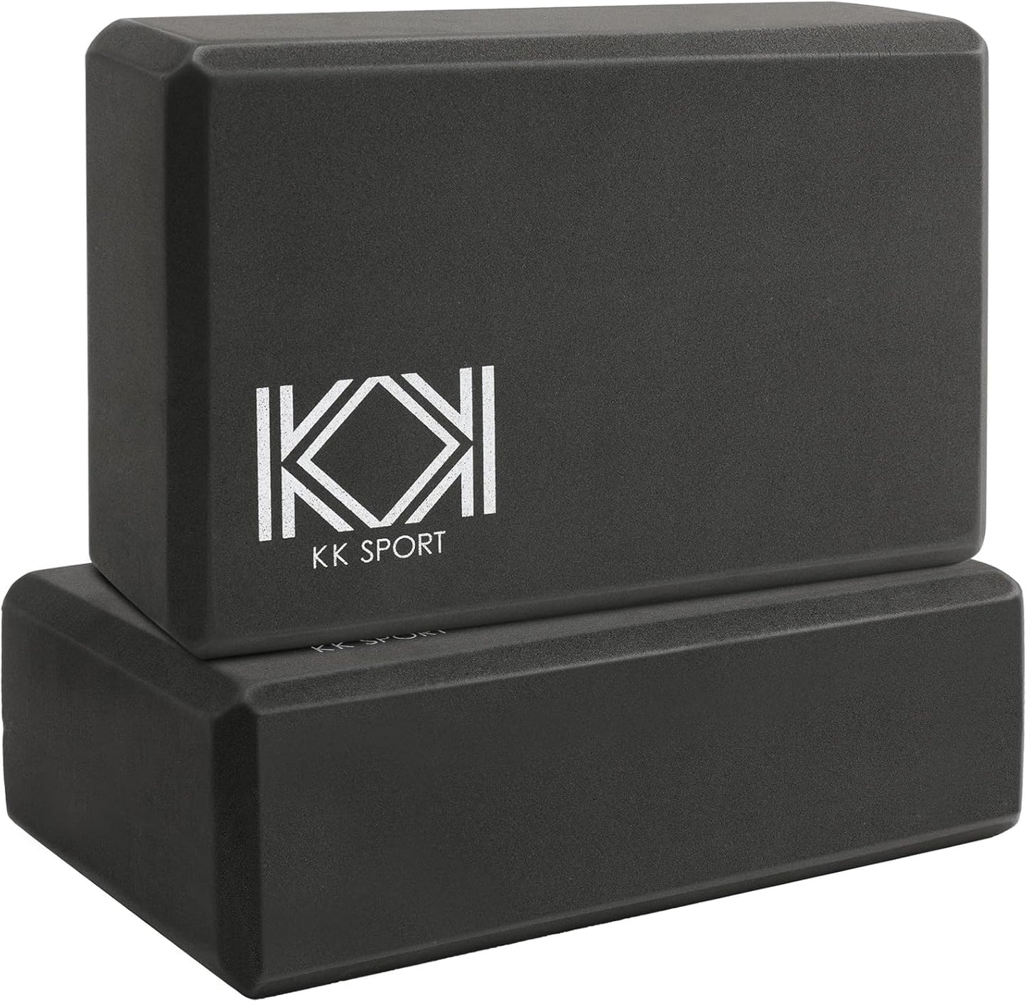 KK Yoga Blocks Set of 2 - High Density EVA Foam Yoga Bricks