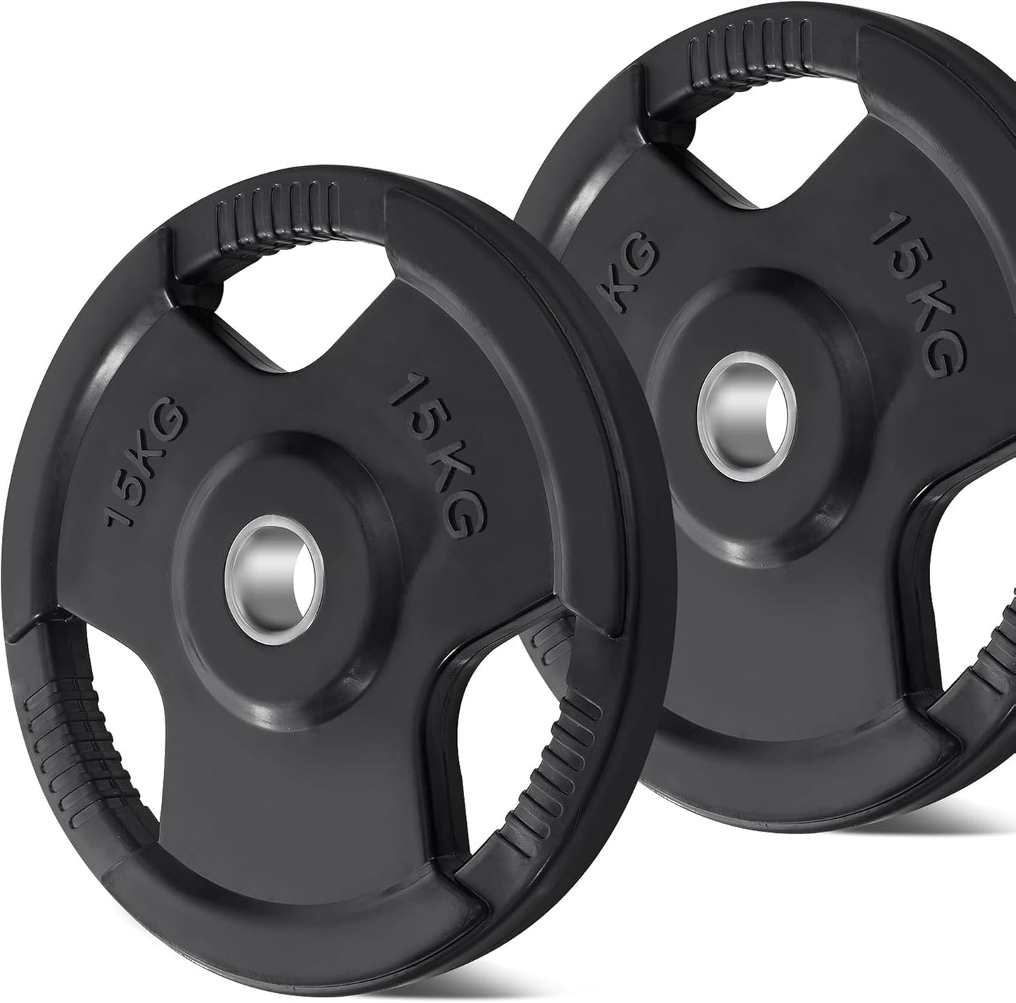 KK Weight Plates Cast Iron Barbell Weight Set – 2’’ Hole Weight Plate Set For Women & Men