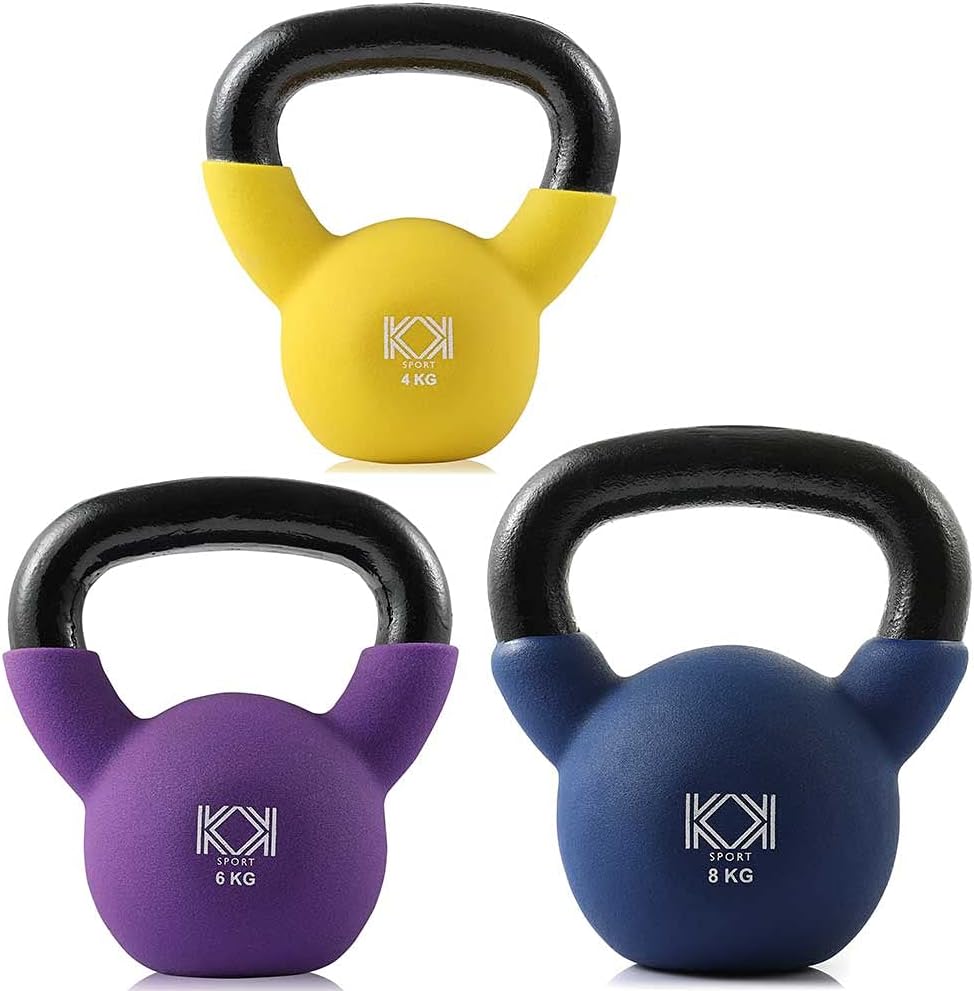 KK Cast Iron Kettlebells Neoprene Coated 2kg – 24kg