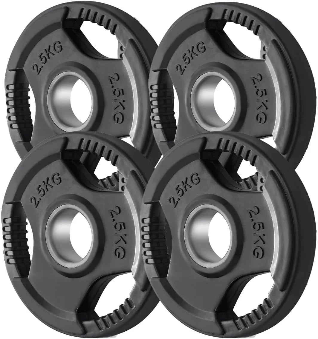 KK Weight Plates Cast Iron Barbell Weight Set – 2’’ Hole Weight Plate Set For Women & Men