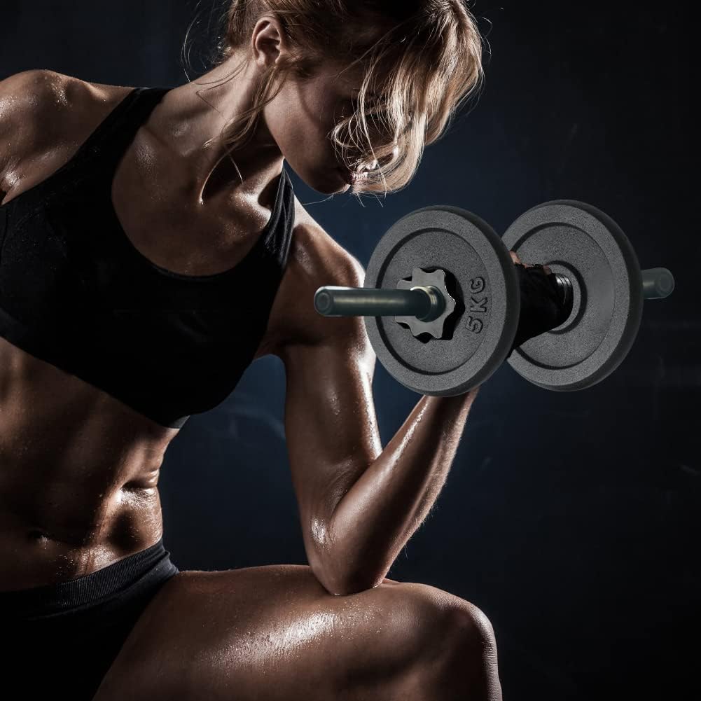 KK Cast iron Weight Plate Set. Dumbbell Plates for Home or Gym Training or Weightlifting.