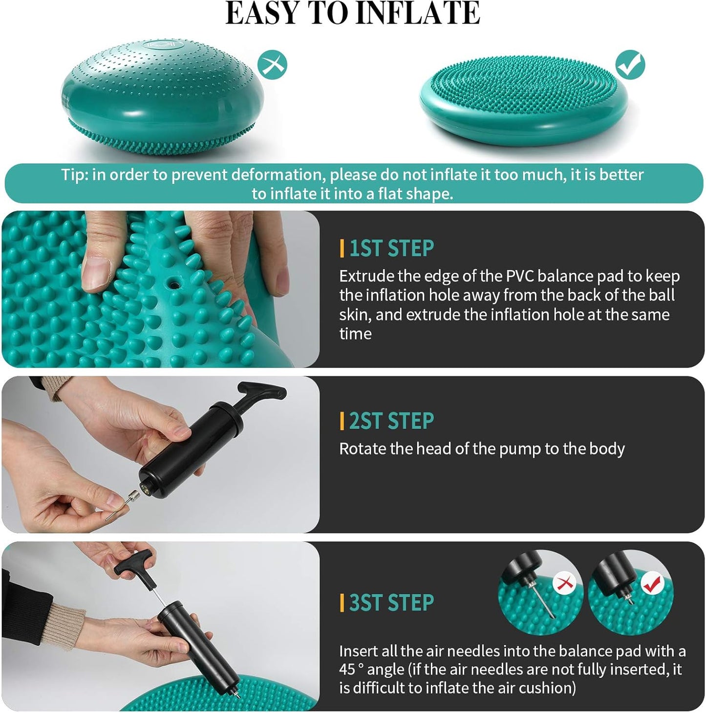KK Balance Wobble Cushion for Adults and Kids