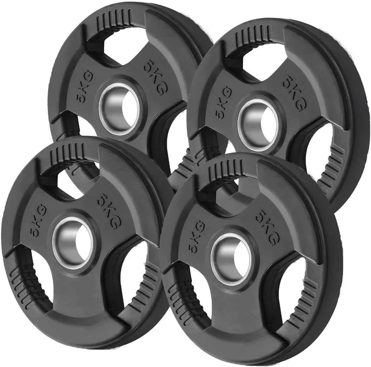 KK Weight Plates Cast Iron Barbell Weight Set – 2’’ Hole Weight Plate Set For Women & Men