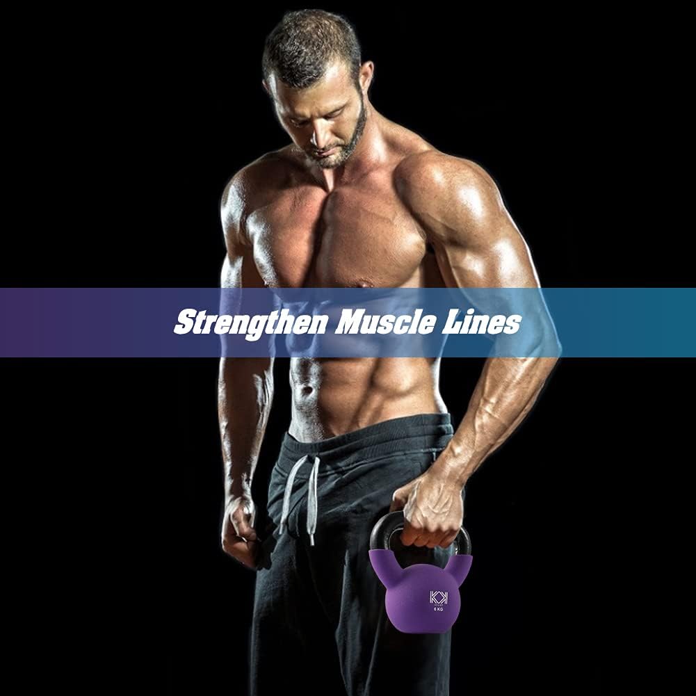 KK Cast Iron Kettlebells Neoprene Coated 2kg – 24kg